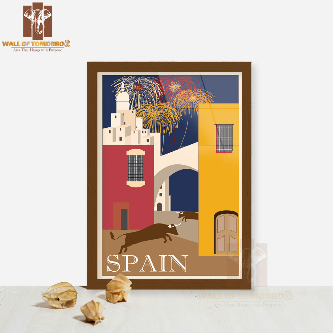 Spain Designed by Jimmy Kirk High Quality Glass Frame Wall Décors in Sri Lanka
