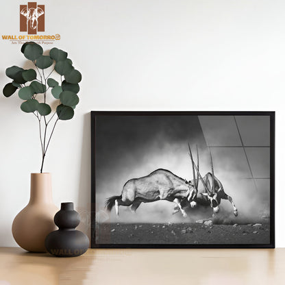 Gemsbok Dual Artistic Processing High Quality Unframed Poster Print & Waterproof Poster Print Wall Décor