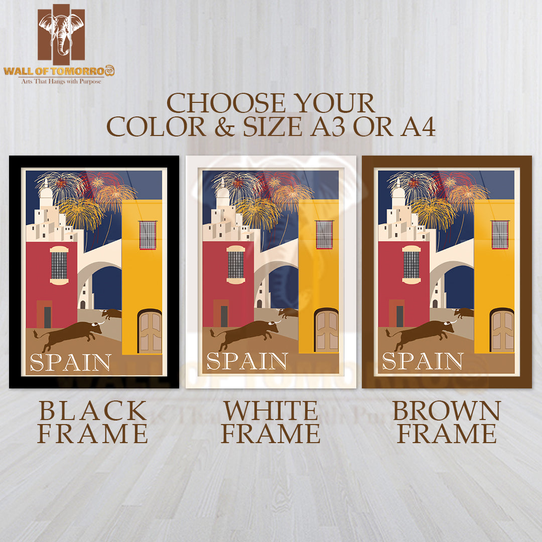 Spain Designed by Jimmy Kirk High Quality Glass Frame Wall Décors in Sri Lanka