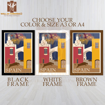 Spain Designed by Jimmy Kirk High Quality Glass Frame Wall Décors in Sri Lanka