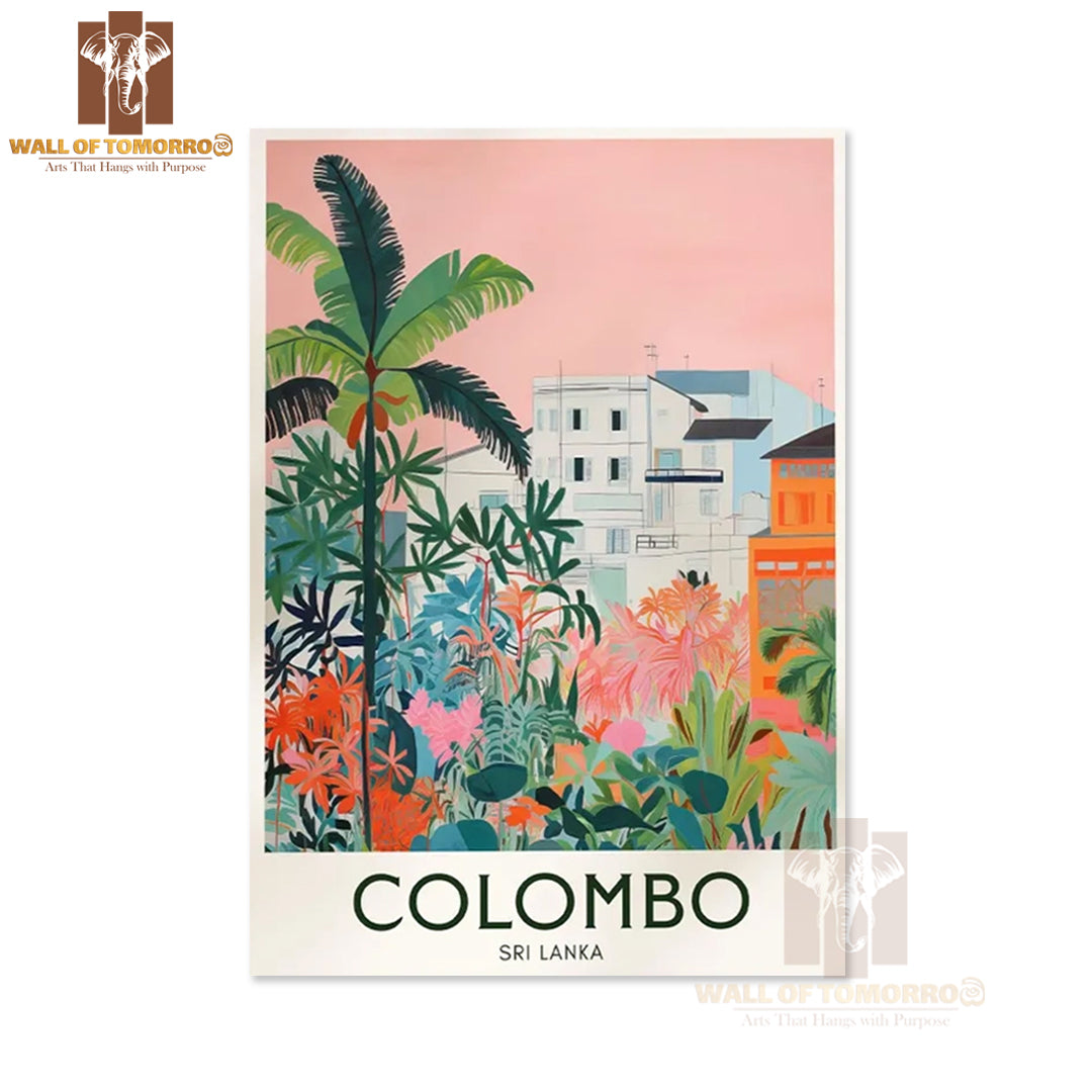 Colombo Travel Sri Lanka High Quality Unframed Poster Print & Waterproof Poster Print Wall Décor