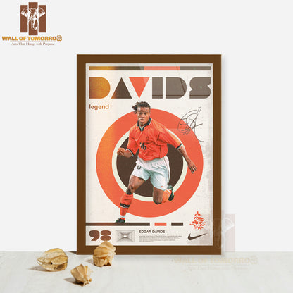 Famous Soccer Player of The Game Sports High Quality Glass Frame Wall Décor