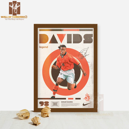 Famous Soccer Player of The Game Sports High Quality Glass Frame Wall Décor