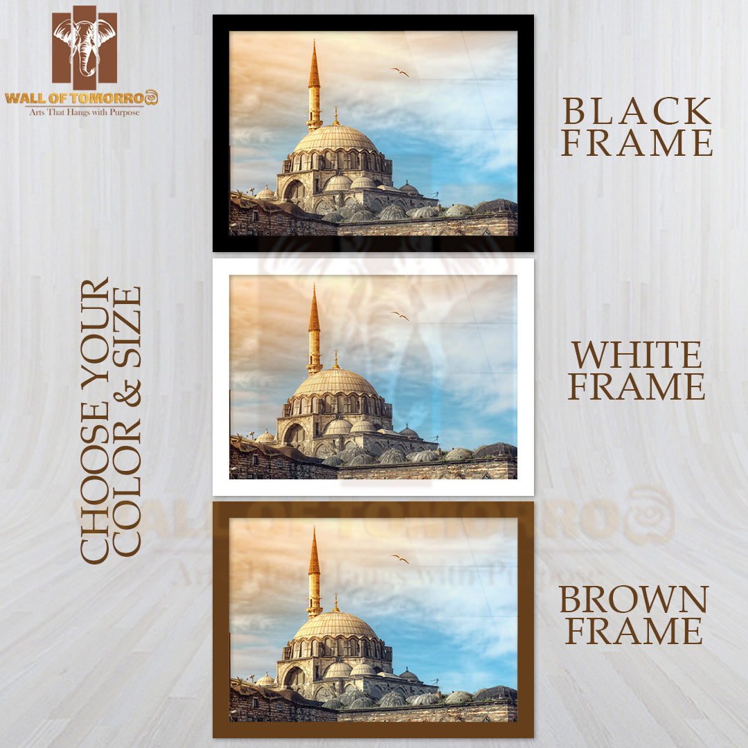 Yeni Cami Mosque the New Mosque in Istanbul, Turkey High Quality Unframed Poster Print & Waterproof Poster Print Wall Décor