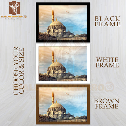 Yeni Cami Mosque the New Mosque in Istanbul, Turkey High Quality Unframed Poster Print & Waterproof Poster Print Wall Décor
