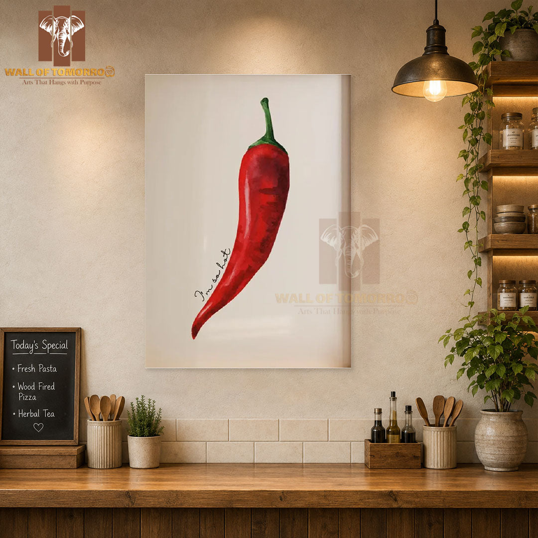 Red Chili Kitchen & Restaurant High Quality Unframed Poster Print & Waterproof Poster Print Wall Décor in Sri Lanka