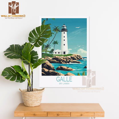 Galle Sri Lanka Travel High Quality Unframed Poster Print & Waterproof Poster Print Wall Décor