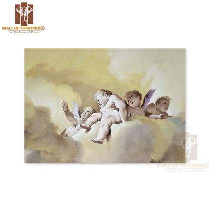 A Great Fresco of Some Angels High Quality Unframed Poster Print & Waterproof Poster Print Wall Décor