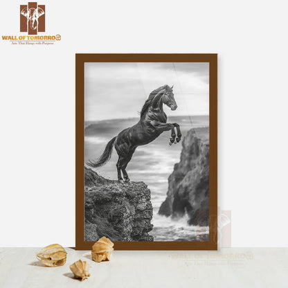 Wild Horse Spirit Animal High Quality Glass Frame Wall Décor
