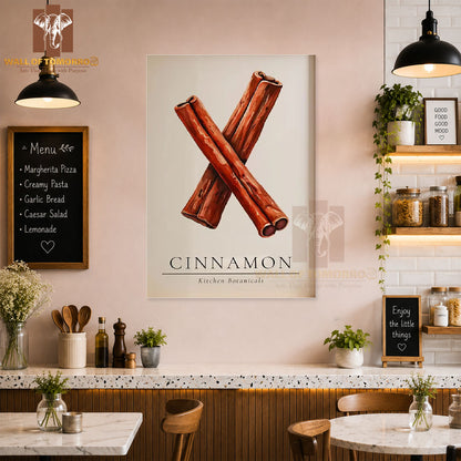 Cinnamon Kitchen Botanicals Kitchen & Restaurant High Quality Unframed Poster Print & Waterproof Poster Print Wall Décor in Sri Lanka