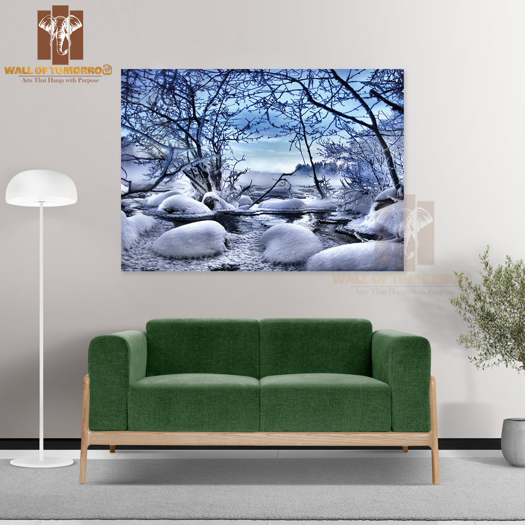 Winter Forest Wonders High Quality Unframed Poster Print & Waterproof Poster Print Wall Décor
