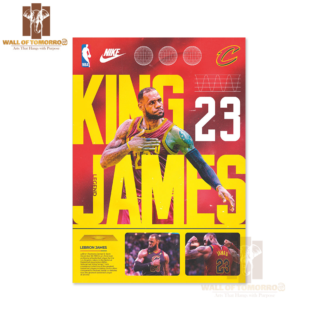 Famous Basketball Team Player in a Basketball Jersey Sports High Quality Unframed Poster Print & Waterproof Poster Print Wall Décor