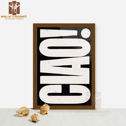 CIAO High Quality Glass Frame Wall Décor