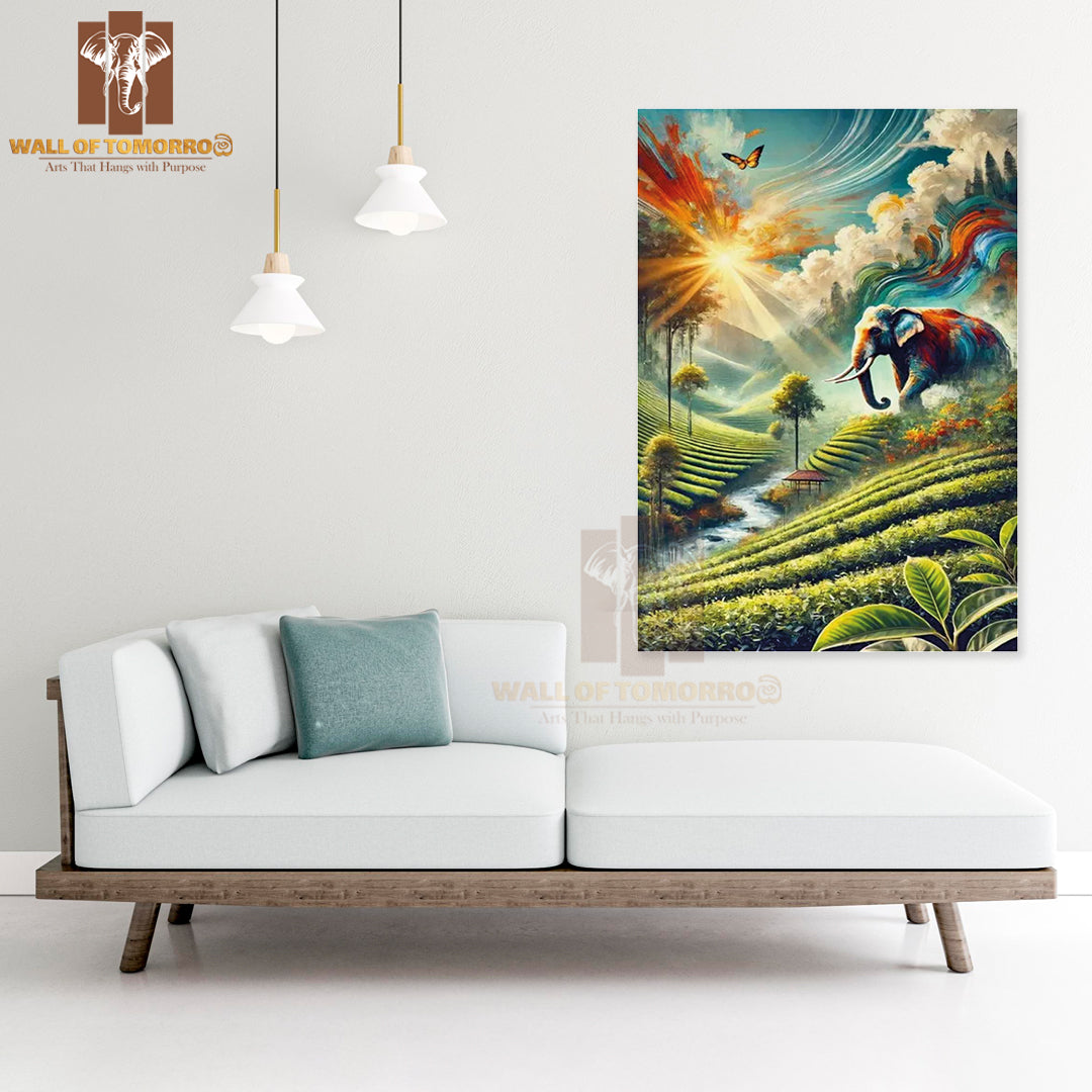 Elephant Sri Lanka Travel High Quality Unframed Poster Print & Waterproof Poster Print Wall Décor