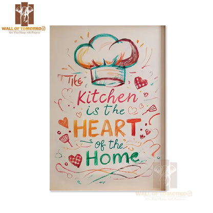 Kitchen is the Heart of the Home Kitchen & Restaurant High Quality Unframed Poster Print & Waterproof Poster Print Wall Décor in Sri Lanka