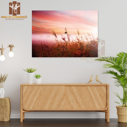 Foggy Early Morning Mist High Quality Unframed Poster Print & Waterproof Poster Print Wall Décor