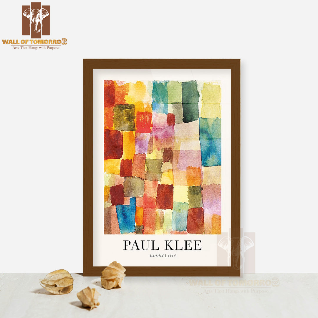 Untitled 1914 By Paul Klee High Quality Glass Frame Wall Décor