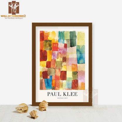 Untitled 1914 By Paul Klee High Quality Glass Frame Wall Décor