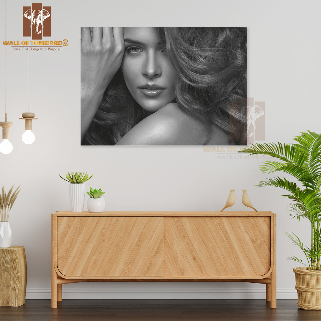 Vogue Style Photo of Sensual Woman High Quality Unframed Poster Print & Waterproof Poster Print Wall Décor