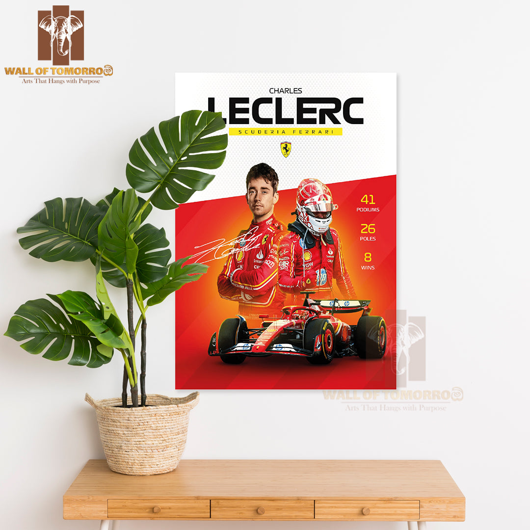 Famous Racer During The 2019 F1 Sports High Quality Unframed Poster Print & Waterproof Poster Print Wall Décor