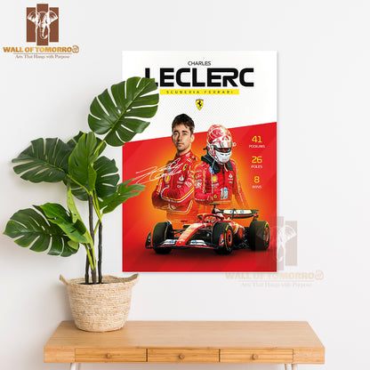 Famous Racer During The 2019 F1 Sports High Quality Unframed Poster Print & Waterproof Poster Print Wall Décor