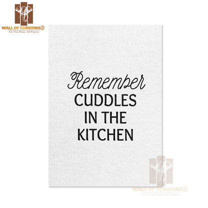Remember Cuddles in the Kitchen & Restaurant High Quality Unframed Poster Print & Waterproof Poster Print Wall Décor in Sri Lanka