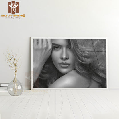 Vogue Style Photo of Sensual Woman High Quality Unframed Poster Print & Waterproof Poster Print Wall Décor