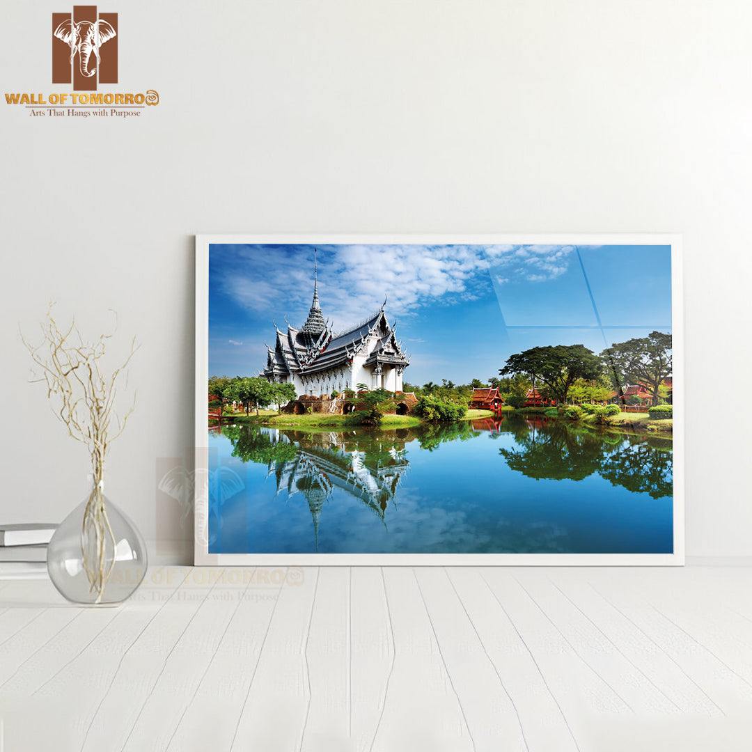 Sanphet Prasat Palace, Thailand High Quality Glass Frame Wall Décor
