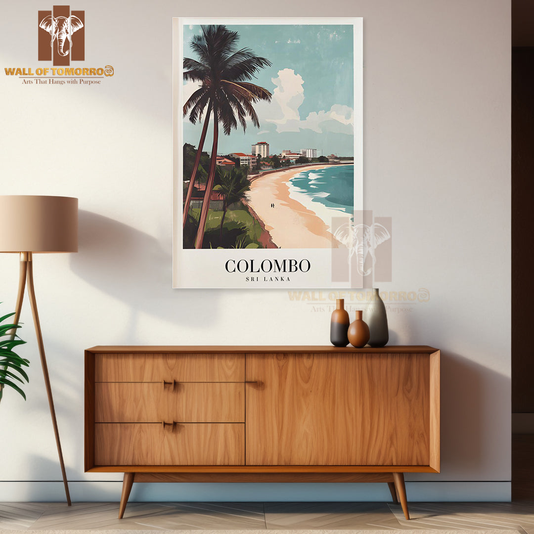 Colombo Travel Sri Lanka High Quality Unframed Poster Print & Waterproof Poster Print Wall Décor