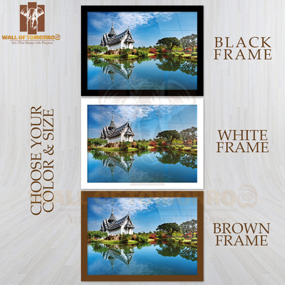 Sanphet Prasat Palace, Thailand High Quality Glass Frame Wall Décor