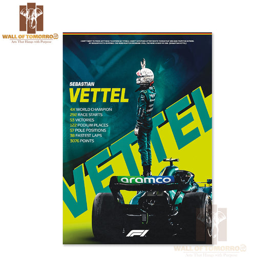 Famous Racer Magazine Cover Sports High Quality Unframed Poster Print & Waterproof Poster Print Wall Décor