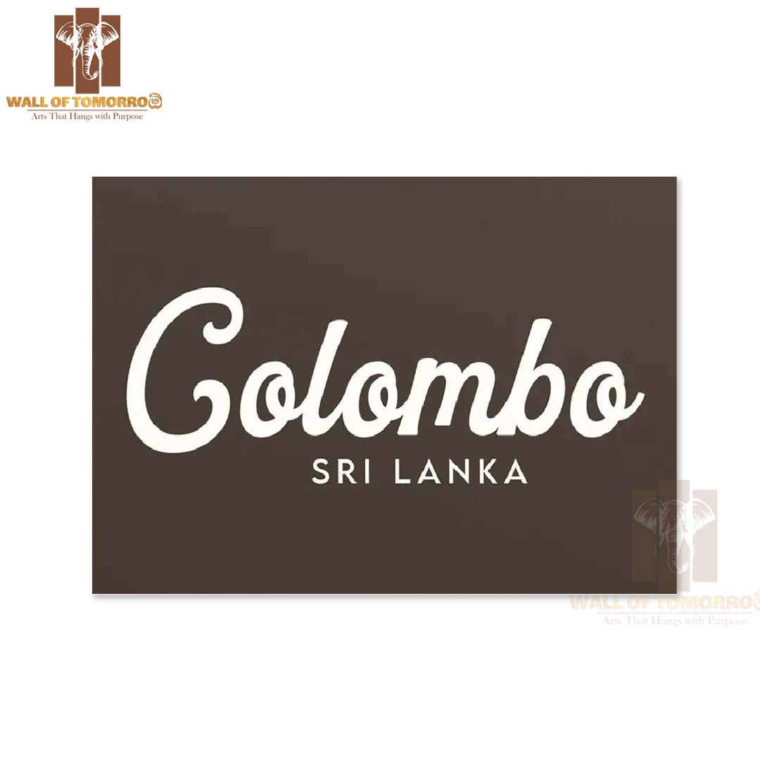 Colombo Sri Lanka Travel High Quality Unframed Poster Print & Laminated Poster Print Wall Décor