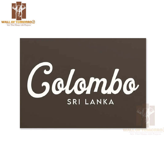 Colombo Sri Lanka Travel High Quality Unframed Poster Print & Laminated Poster Print Wall Décor