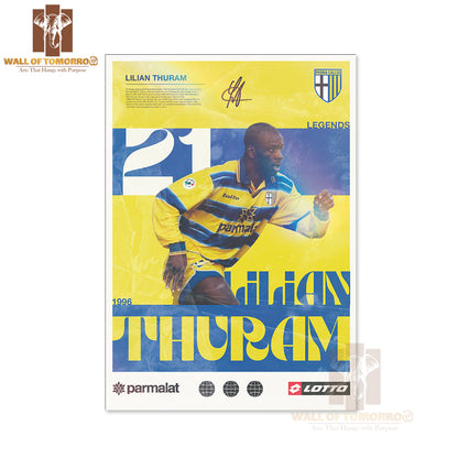 Football Player Highlighted Sports High Quality Unframed Poster Print & Waterproof Poster Print Wall Décor