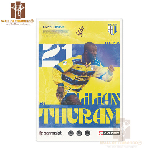 Football Player Highlighted Sports High Quality Unframed Poster Print & Waterproof Poster Print Wall Décor