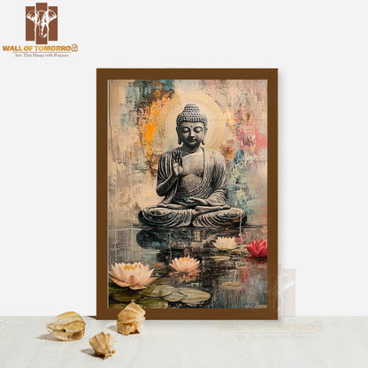Lord Buddha Religious High Quality Glass Frame Wall Décors in Sri Lanka