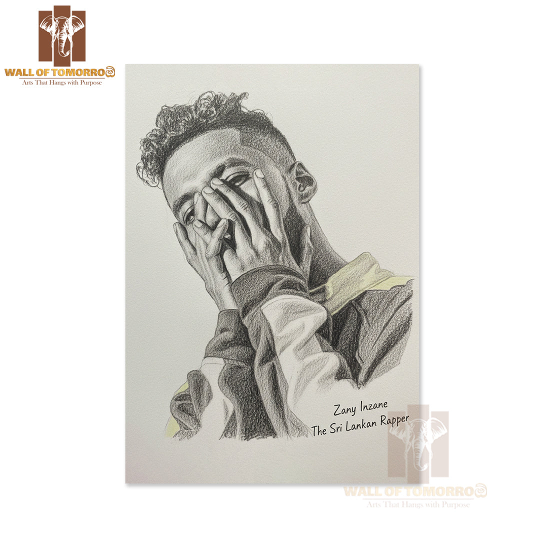 Sri Lankan Rap Star - Zany Inzane High Quality Unframed Poster Print & Waterproof Poster Print Wall Décor