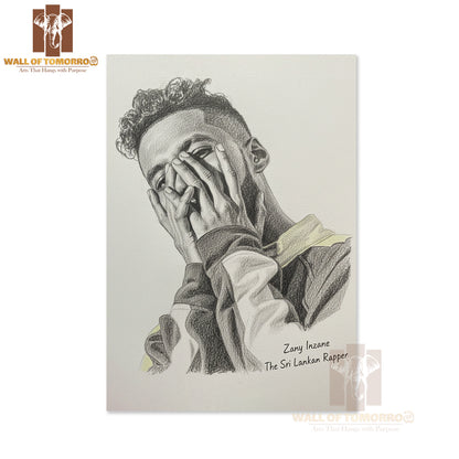 Sri Lankan Rap Star - Zany Inzane High Quality Unframed Poster Print & Waterproof Poster Print Wall Décor