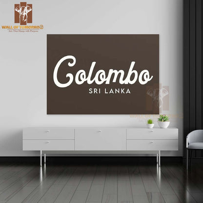 Colombo Sri Lanka Travel High Quality Unframed Poster Print & Laminated Poster Print Wall Décor