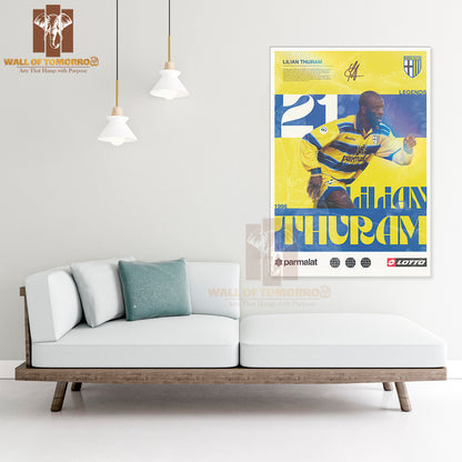 Football Player Highlighted Sports High Quality Unframed Poster Print & Waterproof Poster Print Wall Décor