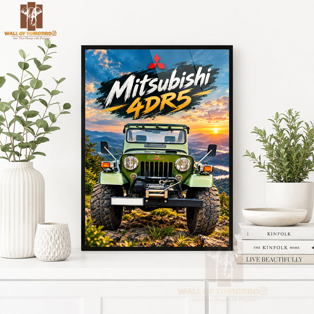 Mitsubishi 4DR5 Vehicle High Quality Glass Frame Wall Décor in Sri Lanka
