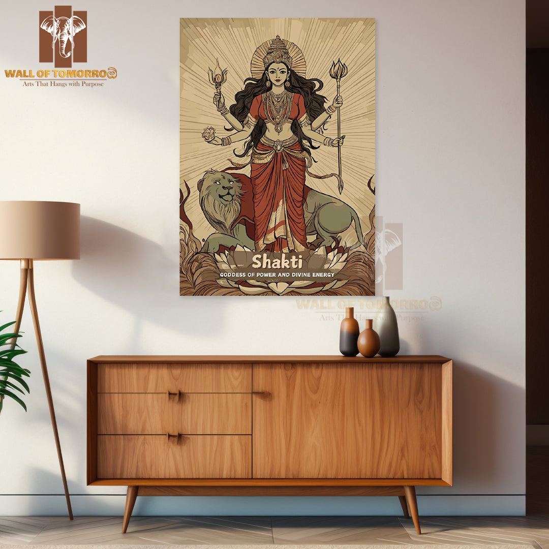 Shakti Religious High Quality Unframed Poster Print & Waterproof Poster Print Wall Décor in Sri Lanka