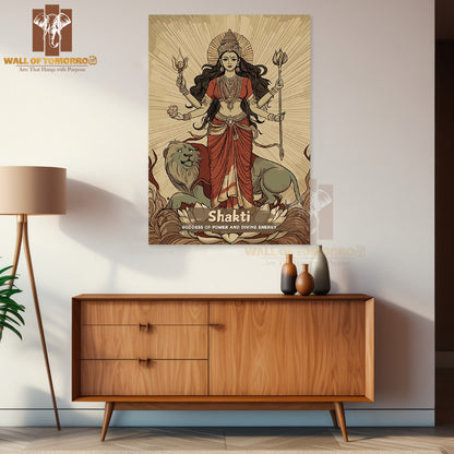 Shakti Religious High Quality Unframed Poster Print & Waterproof Poster Print Wall Décor in Sri Lanka