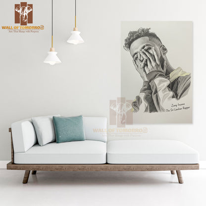 Sri Lankan Rap Star - Zany Inzane High Quality Unframed Poster Print & Waterproof Poster Print Wall Décor