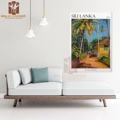 Tropical Sri Lanka Travel High Quality Unframed Poster Print & Waterproof Poster Print Wall Décor