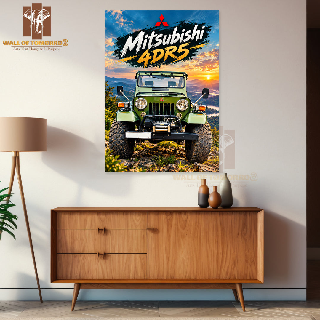 Mitsubishi 4DR5 Vehicle High Quality Unframed Poster Print & Laminated Poster Print Wall Décor in Sri Lanka