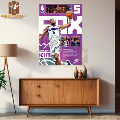Famous Basketball Team Player Featuring a Most Famous Team Sports High Quality Unframed Poster Print & Waterproof Poster Print Wall Décor