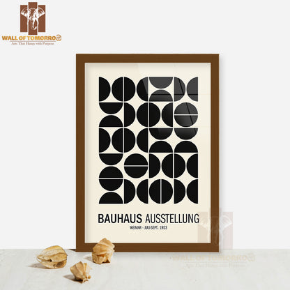 Bauhaus Ausstellung 1923 High Quality Glass Frame Wall Décor