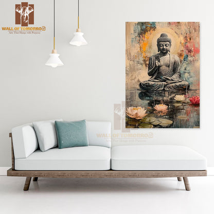 Lord Buddha Religious High Quality Unframed Poster Print & Waterproof Poster Print Wall Décor in Sri Lanka
