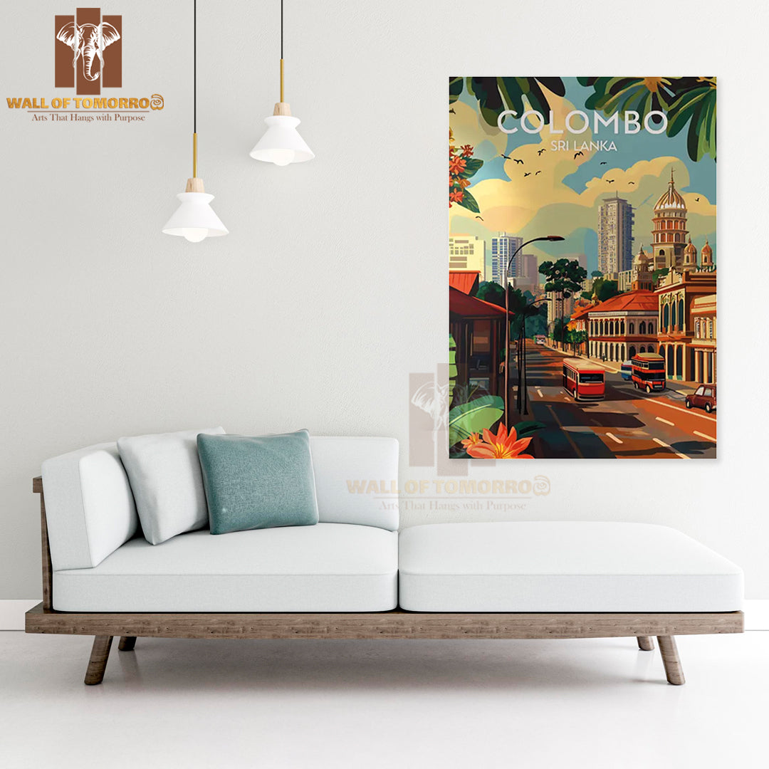 Colombo City Sri Lanka Travel High Quality Unframed Poster Print & Waterproof Poster Print Wall Décor